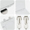 vidaXL - Snelle - Afneembare - WC-zitting - met - Zachte - Sluiting - Duroplast - Wit