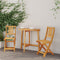 vidaXL - Vouwbare - Tuinstoelen - 2 - stuks - 36x46x85 - cm - Massief - Acaciahout