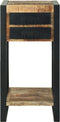 vidaXL - Telefoonstandaard - 40x40x80 - cm - Massief - Ruw - Houten - Mango