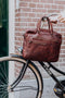 DSTRCT Raider Road - Leren Laptoptas 15,6 inch - Groot hoofdvak - Zwart