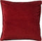 Dutch Decor CAITH - Kussenhoes 50x50 cm - 100% katoen - velvet - lekker zacht - Merlot - rood - met rits - zonder binnenkussen
