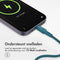 iMoshion - Lightning naar USB A Kabel - 1 meter - Stevig gevlochten materiaal - Donkerblauw