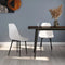 vidaXL - Eetkamerstoelen - 2 - st - PP - wit