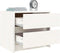 vidaXL - Nachtkastje - 40x31x35,5 - cm - massief - grenenhout - wit