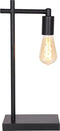 Light & Living Tafellamp Corby - Zwart - 21x12x45.5cm - Modern