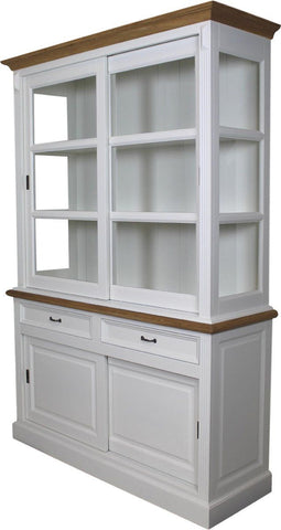 HSM Collection Buffetkast Provence - 150 cm - wit/naturel eiken