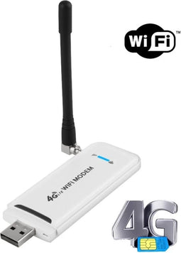 USB 4G Dongle - 4g router - WiFi modem - voor laptop en computer - simkaart - 150 Mbps - mifi router - wifi buddys - wifi hotspot