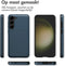 imoshion Hoesje Geschikt voor Samsung Galaxy S23 Hoesje - Ruimte voor 2 pasjes - imoshion Backcover met pasjeshouder - Donkerblauw