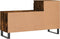 vidaXL - Schoenenkast - 102x36x60 - cm - bewerkt - hout - gerookt - eikenkleurig