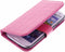 Samsung Galaxy S3 / Neo - Booktype hoes - Krokodil - Fuchsia