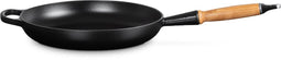 Le Creuset Koekenpan Signature - Ø 28 cm - Geëmailleerde Anti-aanbaklaag - Mat Zwart
