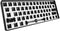 Sharkoon SKILLER SGK50 S4 - Gaming Toetsenbord - 60% Lay-out - Zwart
