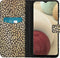 iMoshion Hoesje Geschikt voor Samsung Galaxy A12 Hoesje Met Pasjeshouder - iMoshion Design Softcase Bookcase - Goud / Zwart / Allover de luxe
