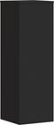 vidaXL - Plantenstandaard - 33x33x100 - cm - bewerkt - hout - zwart