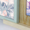 ZEP - Houten Fotolijst 3-Luik Mondello Groen voor foto's 1x10x10 en 2x10x15 (39x20 cm) - DB746