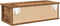 vidaXL - Wandkast - 60x26x18,5 - cm - bewerkt - hout - oud - houtkleurig