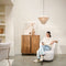 Light & Living Hanglamp Felida - Crème - Ø42cm - Modern - Hanglampen Eetkamer, Slaapkamer, Woonkamer