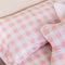 Happy Friday Duvet cover set 2 pieces Vichy pink 180x220 cm (Single) Pink