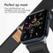 imoshion Nylon Trail bandje - Geschikt voor Apple Watch 1, 2, 3, 4, 5, 6, 7, 8, 9, 10 (42 mm), SE - 38/40/41 mm - Zwart - One Size