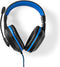 Nedis GCK41100 - Gaming Combo Kit - 4-in-1 set met QWERTZ toetsenbord en headset - Zwart/blauw (1 set)
