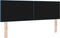 vidaXL - Hoofdbord - met - Knopen - Blauw - 160 - cm - Stof