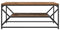vidaXL - Salontafel - met - Plank - - - Gerecycled - Hout, - 90x50x40 - cm