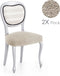 Stoelhoes Eysa ROC Warm wit 50 x 5 x 50 cm 2 Stuks