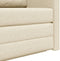 vidaXL - Ligbed - Sofa - 2-in-1 - Crème - 124x71x78 - cm - Stof