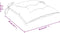 vidaXL - Stoelkussens - 4 - st - 40x40x7 - cm - stof - meerkleurig