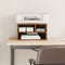 vidaXL - Printerstandaard - Oud - Hout - 40x32x22,5 - cm - Gelaagd - Hout