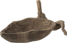 J-Line decoratie Schaal - hout - naturel