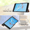 3-Vouw sleepcover hoes - Geschikt voor Lenovo Tab E7 - Bruin