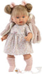 Llorens soft body pop Alexandra blond haar met geluid 42 cm