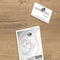Sigel glasmagneetbord - Artverum - 91x46cm - Natural Wood - SI-GL258