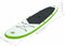 vidaXL Stand-up paddleboard opblaasbaar groen en wit