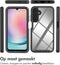 iMoshion Hoesje Geschikt voor Samsung Galaxy A25 Hoesje - iMoshion 360° Full Protective Case - Zwart / Transparant