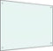 vidaXL - Spatscherm - keuken - 80x60 - cm - gehard - glas - wit