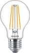 Philips LED Lamp Transparant - 60 W - E27 - Warmwit licht - Actieverpakking