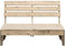 Pro Garden Tuinbank - Palletbank - 2-zits - Grey Wash