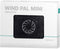 DeepCool Wind Pal Mini - Laptopkoeler - 14 cm blauwe LED ventilator - Zwart