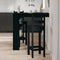 vidaXL - Wandbar - Tafel - - - Zwart - Eiken - - - 102x55x103.5 - cm - - - Gemaakt - van - Bewerkt - Hout