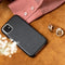 Selencia Hoesje Geschikt voor Samsung Galaxy S21 Hoesje - Selencia Gaia Slang Backcover - Zwart
