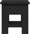 vidaXL - Salontafel - Zwart - Eiken - 40x40x42 - cm - Bewerkt - Hout