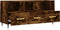 vidaXL - Tv-meubel - 102x36x50 - cm - bewerkt - hout - gerookt - eikenkleurig