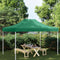 vidaXL Partytentdak - 410 x 280 cm - UV- en waterbestendig - Groen