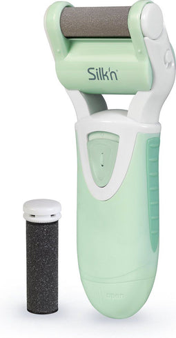 Silk'n Eeltverwijderaar - MicroPedi Wet & Dry - Elektrische pedicureset met showerproof design - Cadeau-idee - Groen/Wit