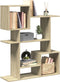 vidaXL - Kamerscherm - / - boekenkast - 92x29x112 - cm - hout - sonoma - eikenkleur