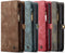 Caseme - vintage 2 in 1 portemonnee hoes - Geschikt voor Samsung Galaxy A80 - Bruin