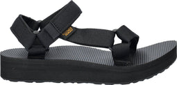 Teva W Midform Universal - Dames Sandalen - Sneldrogende banden van gerecycled polyester - Zwart - Maat 38