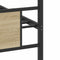 vidaXL - Bedframe - zonder - matras - hout - sonoma - eikenkleurig - 80x200 - cm